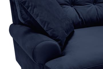 Andrew 3-seters Fløyelssofa - Blå - Møbler - Sofaer - Sofagrupper - Howard sofagruppe