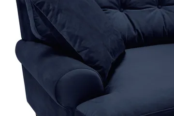 Andrew 3-seters Fløyelssofa - Blå - Møbler - Sofaer - Sofagrupper - Howard sofagruppe