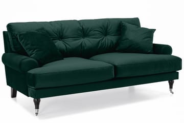 Andrew 3-seters Fløyelssofa - Grønn - Møbler - Sofaer - Sofagrupper - Howard sofagruppe
