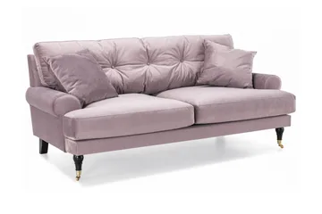 Andrew 3-seters Fløyelssofa - Lilla - Møbler - Sofaer - Sofagrupper - Howard sofagruppe