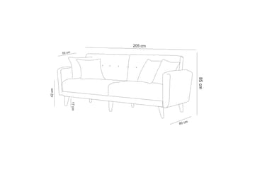 Arianda Sofagruppe - Grå - Møbler - Sofaer - Sofagrupper