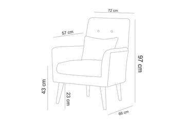 Arianda Sofagruppe - Grå - Møbler - Sofaer - Sofagrupper