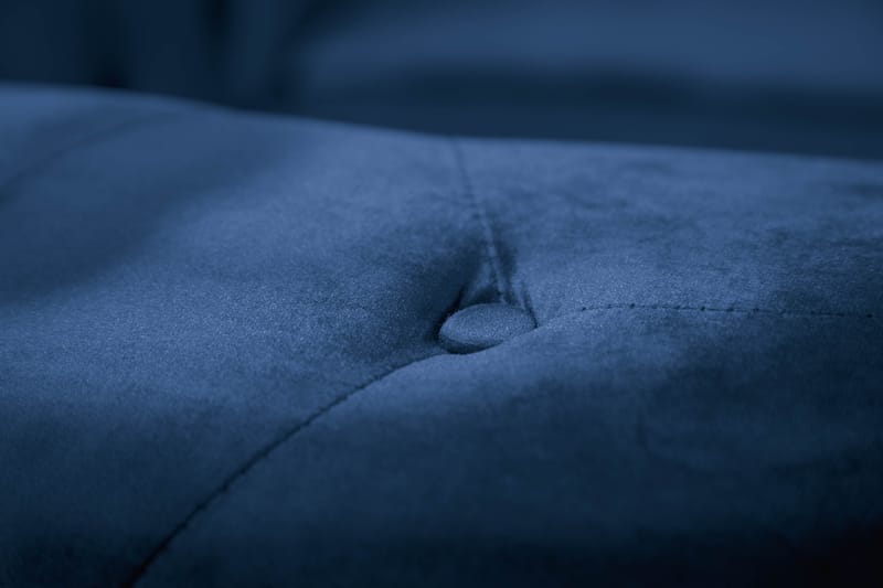 Chesterfield Luksus Sofagruppe 3+2+1 i Fløyel - Mørkeblå / Blå - Møbler - Sofaer - Sofagrupper - Sofagruppe 3 2 1
