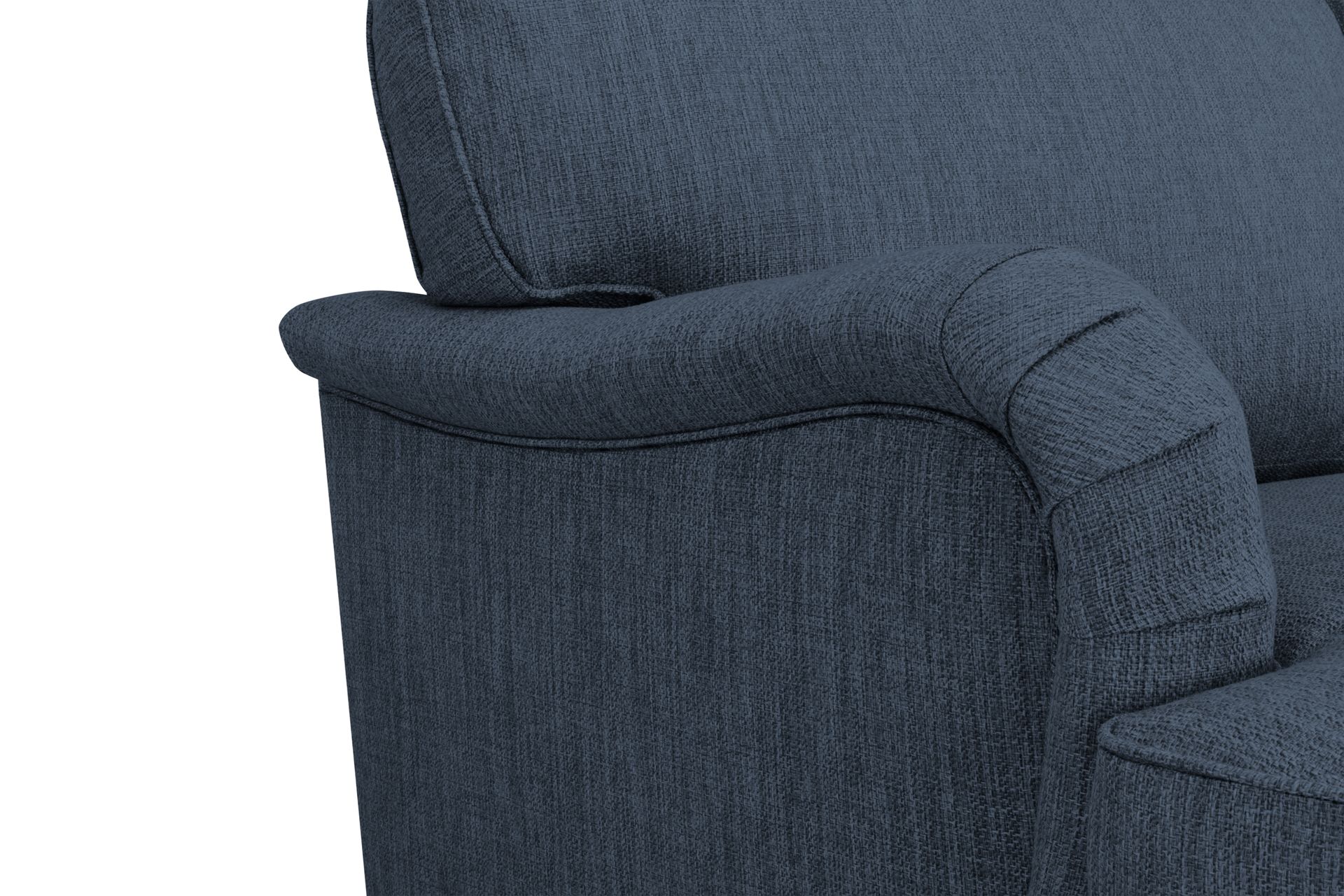 Howard Classic Sofagruppe 2-seters + Lenestol i Stoff - Blå - Møbler - Sofaer - Sofagrupper - Chesterfield sofagruppe
