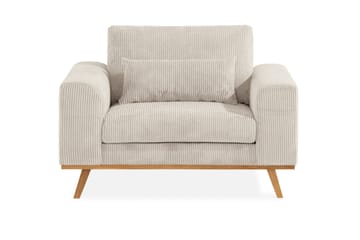 Copenhagen Sofagruppe 3-seter + 2-seter Sofa + Lenestol i Manchester - Beige - Møbler - Sofaer - Sofagrupper
