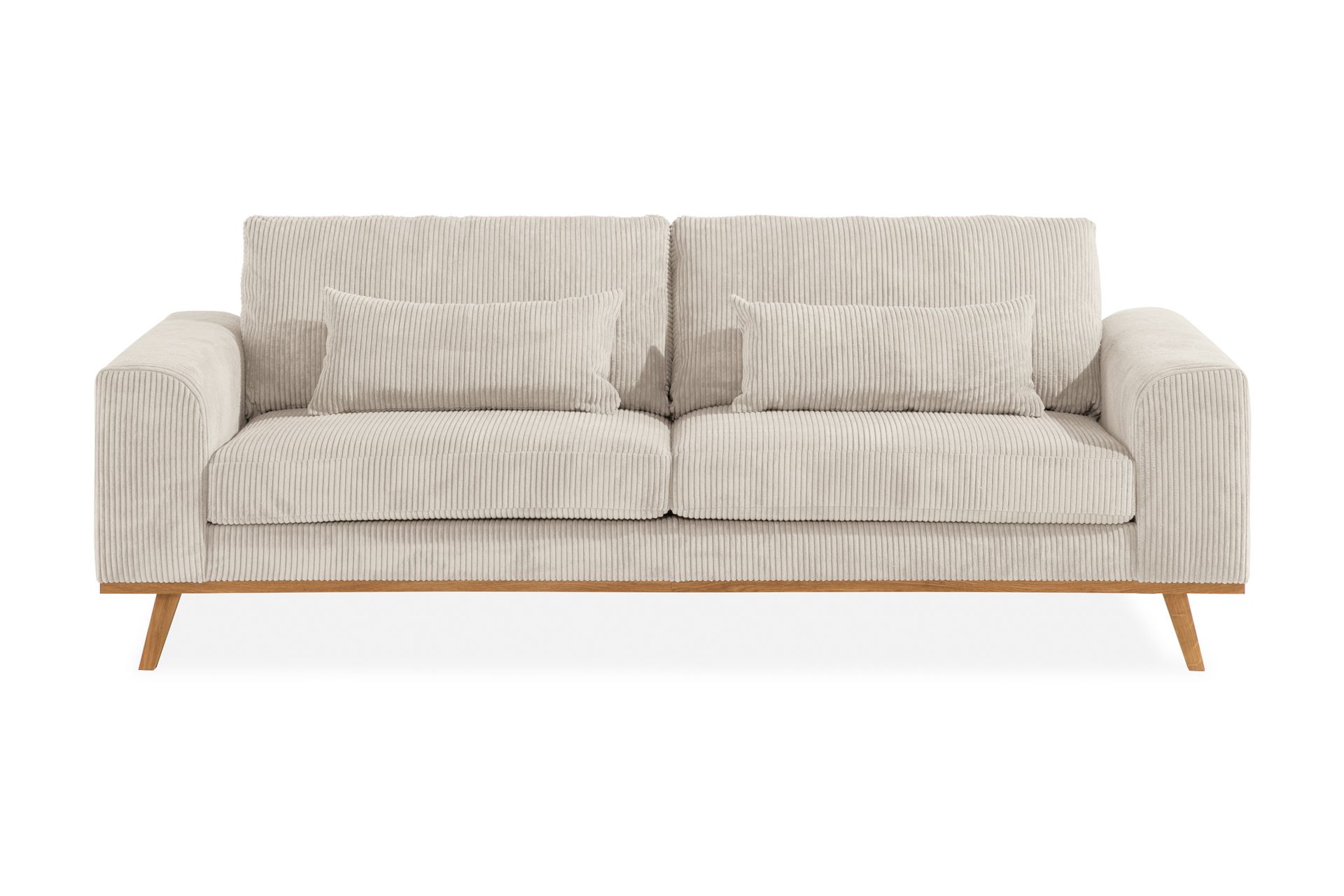 Copenhagen Sofagruppe 3-seter + 2-seter Sofa + Lenestol i Manchester - Beige - Møbler - Sofaer - Sofagrupper