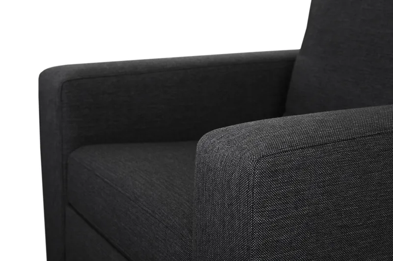 Crazy Sofagruppe 2-seter Sofa + Lenestol i Stoff - Mørk grå - Møbler - Sofaer - Sofagrupper