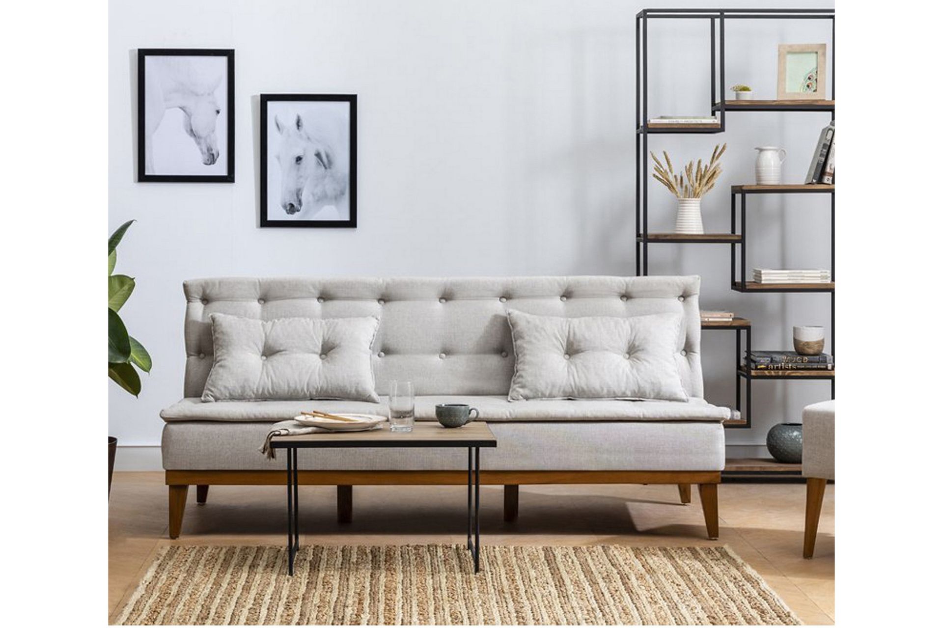 Fuoco Sofagruppe - Krem - Møbler - Sofaer - Sofagrupper