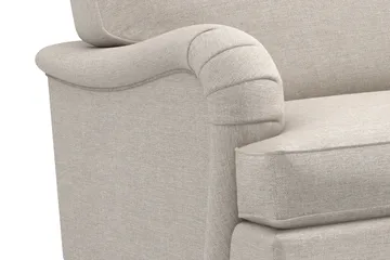 Howard Classic Sofagruppe 3-seters Sofa + Lenestol + Fotskammel i Stoff - Beige - Møbler - Sofaer - Sofagrupper - Howard sofagruppe