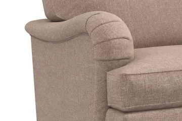 Howard Classic Sofagruppe 3-seters Sofa + Lenestol + Fotskammel i Stoff - Mørk beige - Møbler - Sofaer - Sofagrupper - Howard sofagruppe