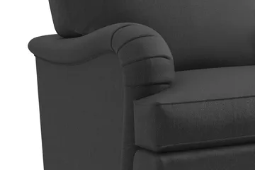 Howard Classic Sofagruppe 3-seters Sofa + Lenestol + Fotskammel i Stoff - Mørk grå - Møbler - Sofaer - Sofagrupper - Howard sofagruppe