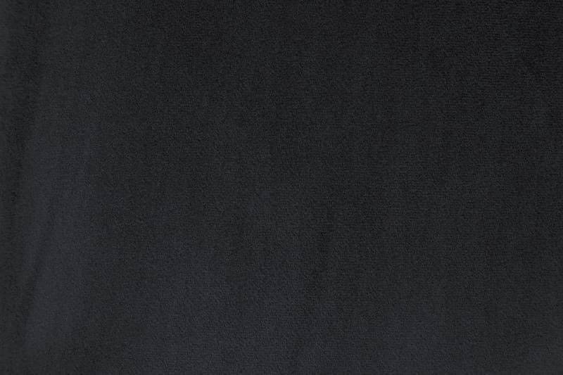 Howard Riviera Sofagruppe Svingt 3-seters + 2-seters Sofa + Lenestol + Fotskammel i Fløyel - Svart - Møbler - Sofaer - Sofagrupper - Howard sofagruppe
