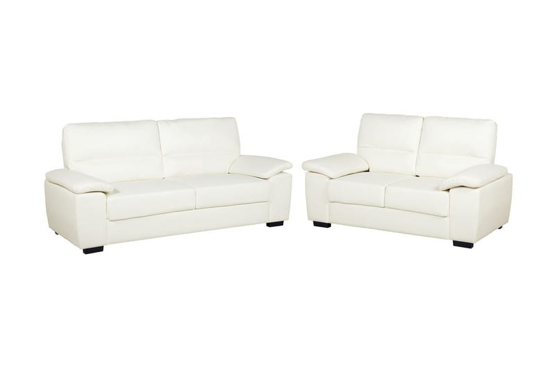 Adlyn Sofagruppe 2-seter + 3-seter Kunstlær - Beige - Møbler - Sofaer - Sofagrupper - Howard sofagruppe