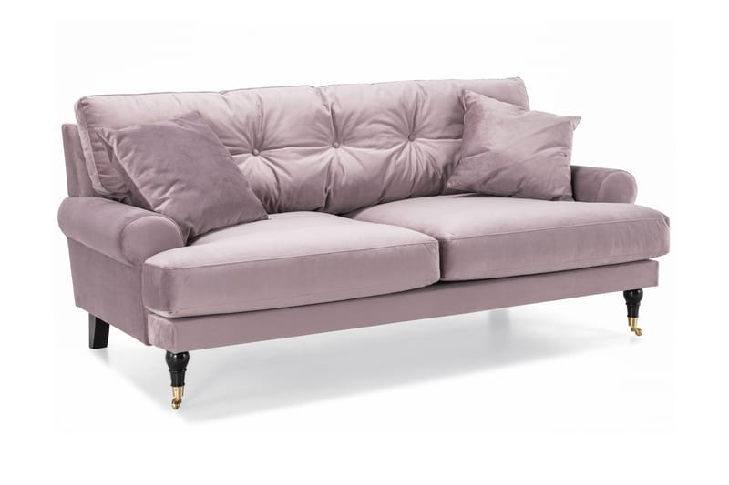 Andrew 3-seters Fløyelssofa - Lilla - Møbler - Sofaer - Sofagrupper - Howard sofagruppe