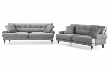 Andrew 3-seters Fløyelssofa