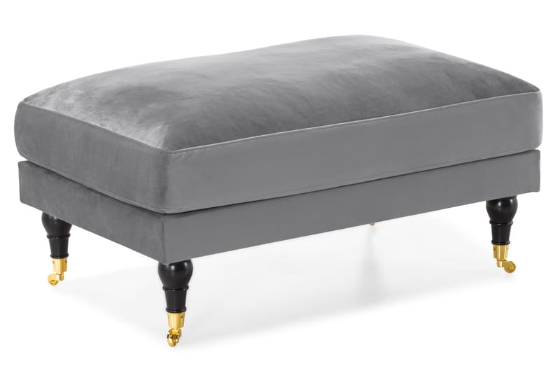 Andrew 3-seters Fløyelssofa - Lys grå - Møbler - Sofaer - Sofagrupper - Howard sofagruppe