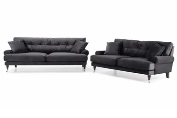 Andrew 3-seters Fløyelssofa