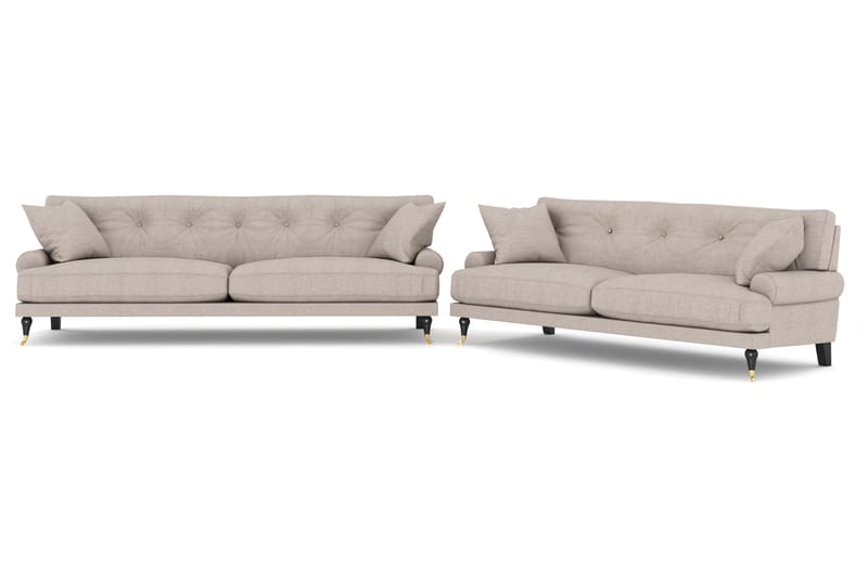 Andrew 3-seters Stoffsofa - Beige - Møbler - Sofaer - Sofagrupper - Howard sofagruppe