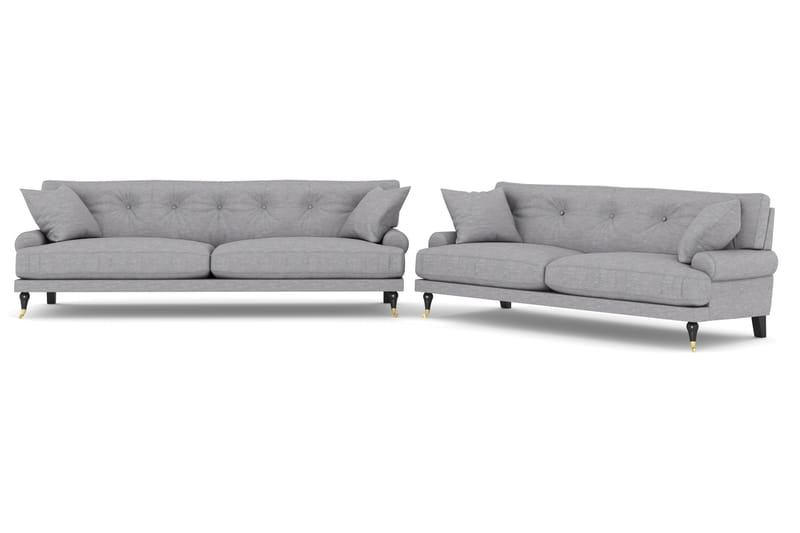 Andrew 3-seters Stoffsofa - Grå - Møbler - Sofaer - Sofagrupper - Howard sofagruppe