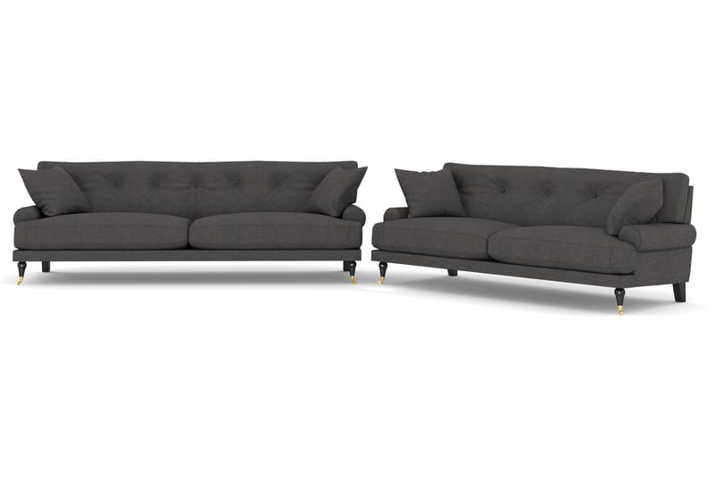 Andrew 3-seters Stoffsofa - Mørk grå - Møbler - Sofaer - Sofagrupper - Howard sofagruppe