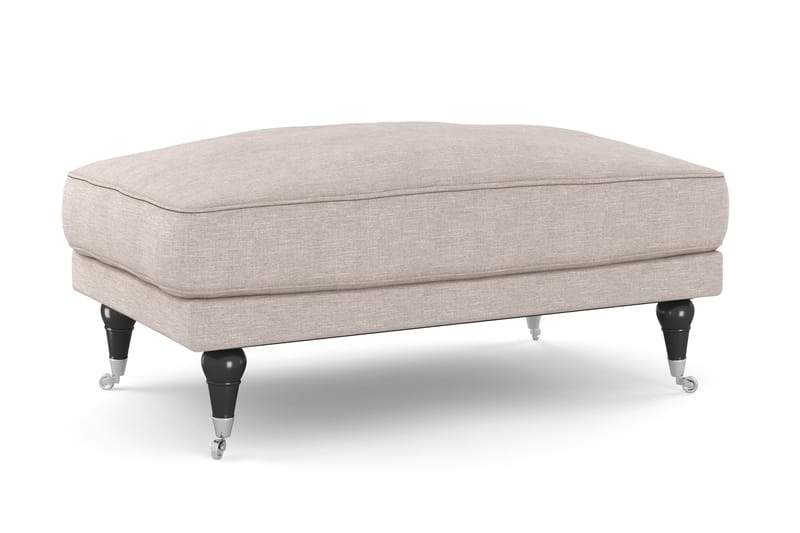 Andrew Sofagruppe 2-seter Sofa + Lenestol + Fotskammel i Stoff - Beige - Møbler - Sofaer - Sofagrupper - Howard sofagruppe