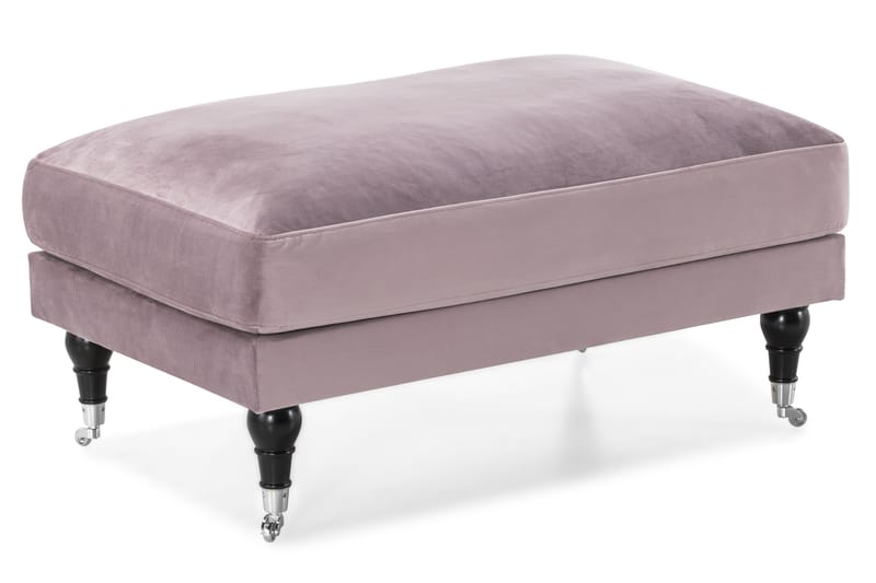 Andrew Sofagruppe 3-seter + 2-seter Sofa + Lenestol + Fotskammel i Fløyel - Lilla - Møbler - Sofaer - Sofagrupper - Howard sofagruppe