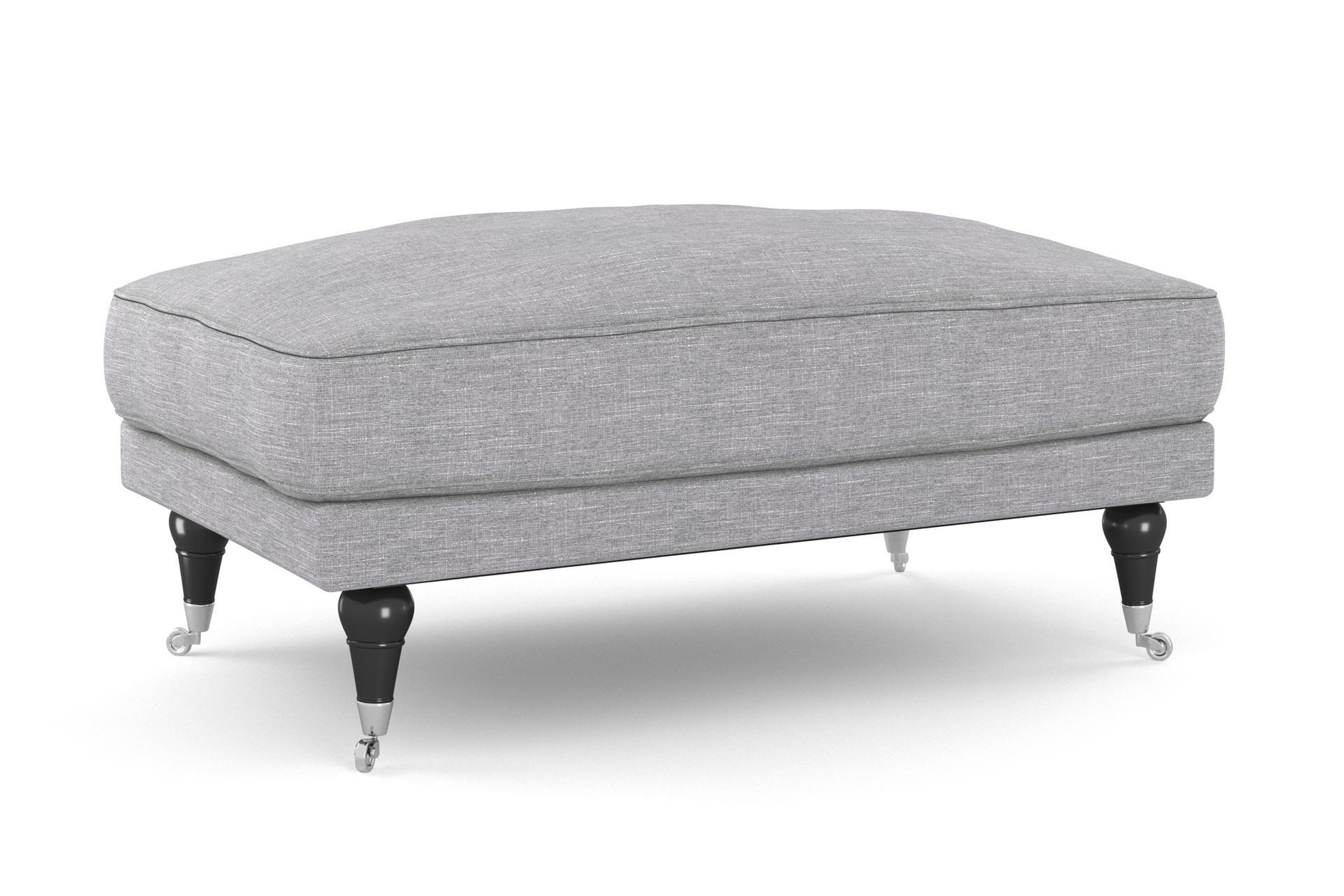 Andrew Sofagruppe 3-seter Sofa + Lenestol + Fotskammel i Stoff - Grå - Møbler - Sofaer - Sofagrupper - Howard sofagruppe