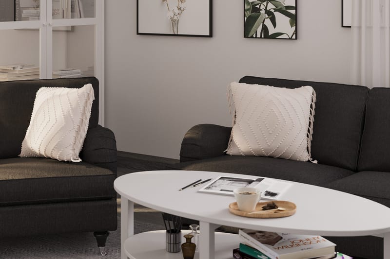 Howard Classic Sofagruppe 2-seters + 2-seters Stoffsofa - Mørk grå - Møbler - Sofaer - Sofagrupper - Howard sofagruppe