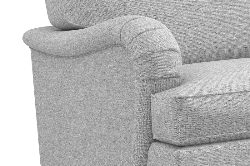 Howard Classic Sofagruppe 3-seters + 2-seters Sofa + Lenestol i Stoff - Grå - Møbler - Sofaer - Sofagrupper - Howard sofagruppe