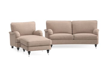 Howard Classic Sofagruppe Buet 2-seter+Lenestol+Fotskammel