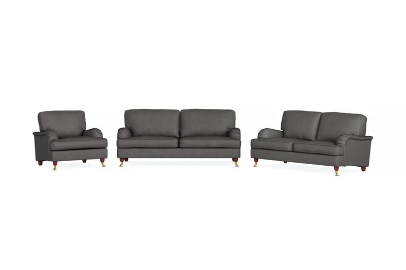 Howard Lyx Sofagruppe 3-seter+2-seter+Lenestol - Møbler - Sofaer - Sofagrupper - Sofagruppe 3 2 1
