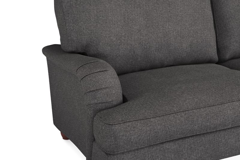 Howard Lyx Sofagruppe 3-seters + 2-seters Sofa + Lenestol i Stoff - Mørk grå - Møbler - Sofaer - Sofagrupper - Howard sofagruppe