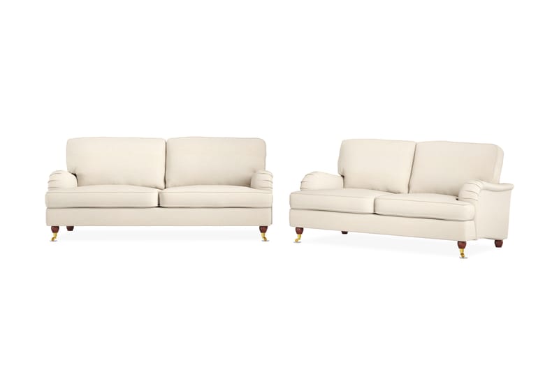 Howard Lyx Sofagruppe 3-seters + 2-seters Stoffsofa - Beige - Møbler - Sofaer - Sofagrupper - Howard sofagruppe