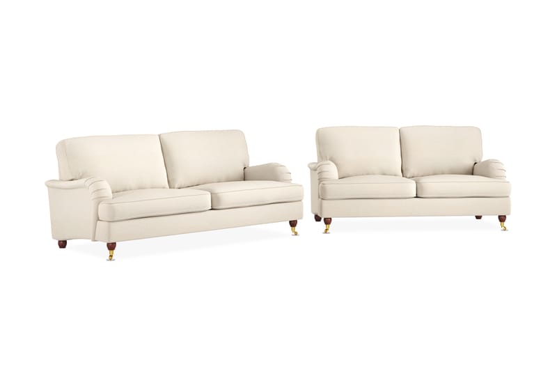 Howard Lyx Sofagruppe 3-seters + 2-seters Stoffsofa - Beige - Møbler - Sofaer - Sofagrupper - Howard sofagruppe