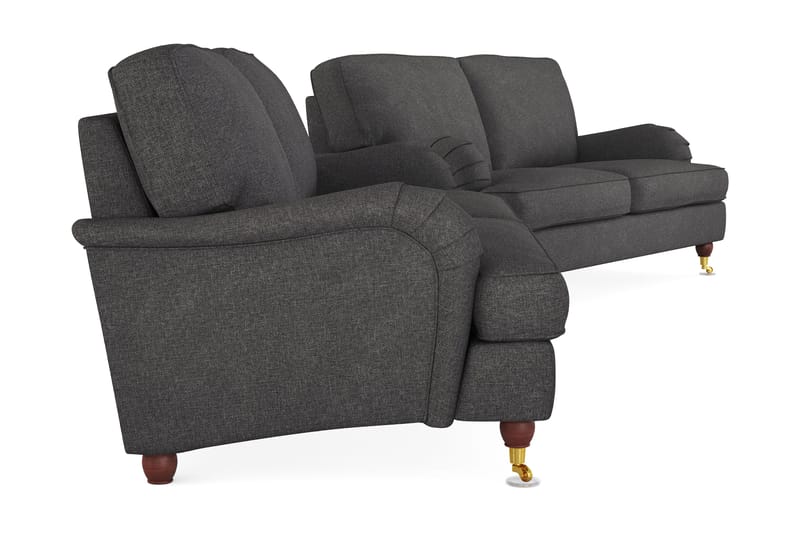 Howard Lyx Sofagruppe 3-seters + 2-seters Stoffsofa - Mørk grå - Møbler - Sofaer - Sofagrupper - Howard sofagruppe