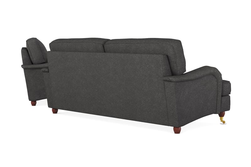Howard Lyx Sofagruppe 3-seters + 2-seters Stoffsofa - Mørk grå - Møbler - Sofaer - Sofagrupper - Howard sofagruppe