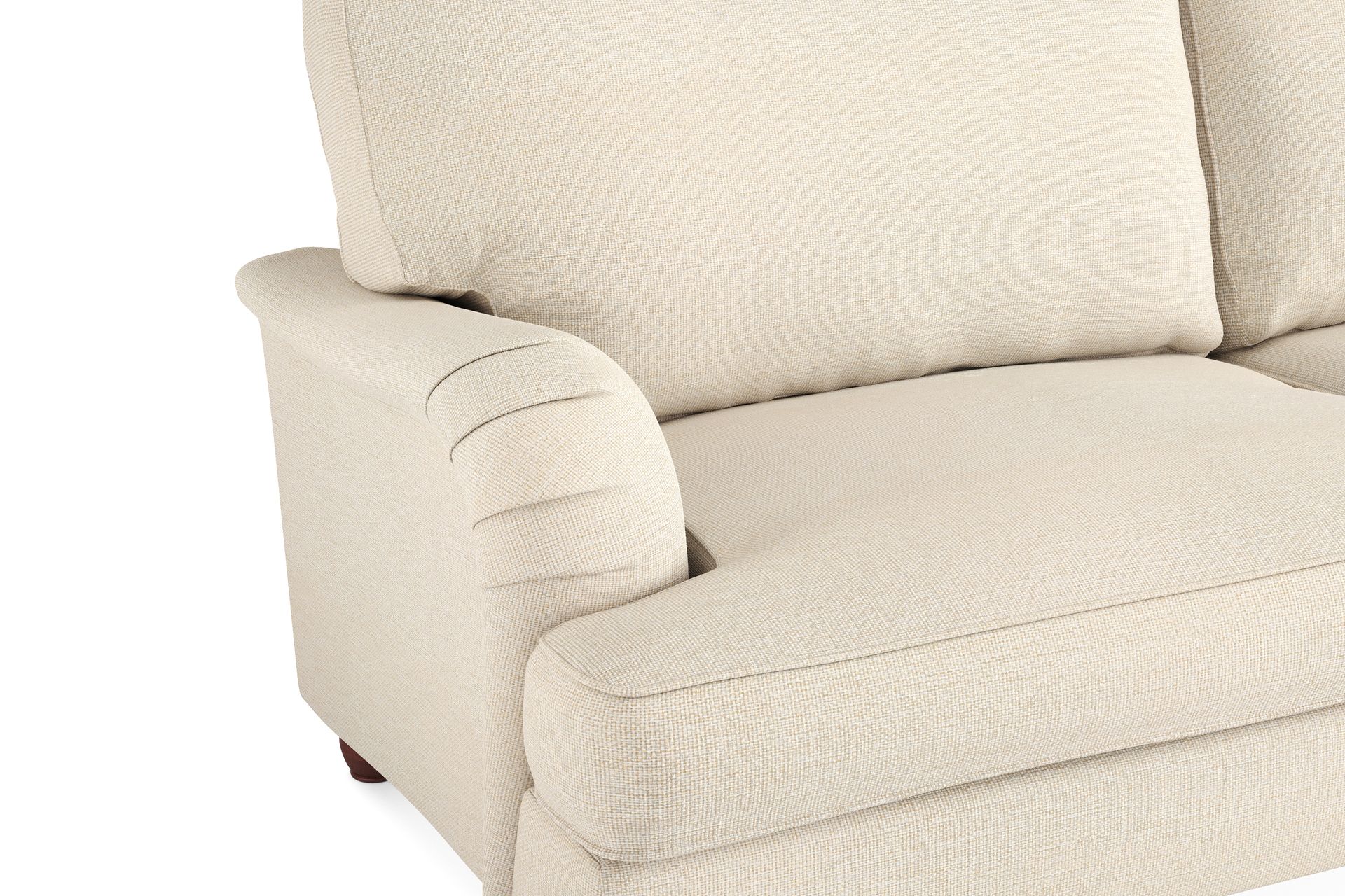 Howard Lyx Sofagruppe 3-seters Sofa + Lenestol i Stoff - Beige - Møbler - Sofaer - Sofagrupper - Howard sofagruppe