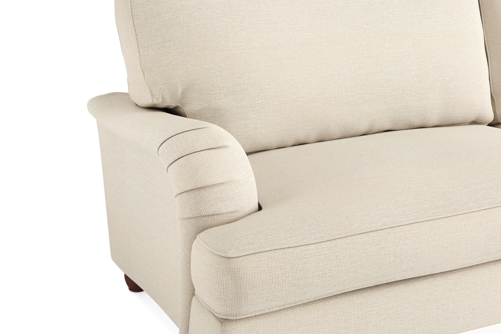 Howard Lyx Sofagruppe 4-seters + 3-seters Sofa + Divanstol i Stoff - Beige - Møbler - Sofaer - Sofagrupper - Howard sofagruppe