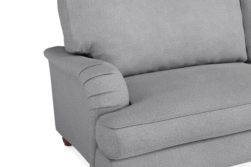 Howard Lyx Sofagruppe 4-seters + 3-seters Sofa + Divanstol i Stoff - Lys grå - Møbler - Sofaer - Sofagrupper - Howard sofagruppe