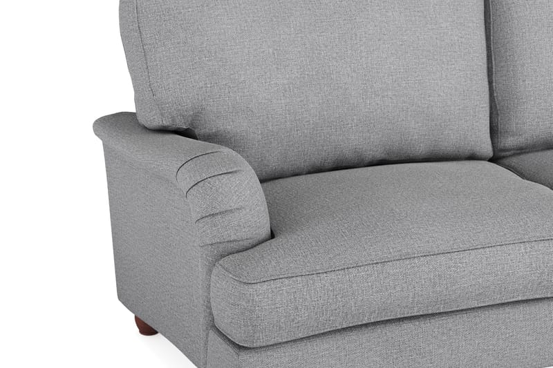 Howard Lyx Sofagruppe 4-seters Svingt Sofa + Divanstol i Stoff - Lys grå - Møbler - Sofaer - Sofagrupper - Howard sofagruppe