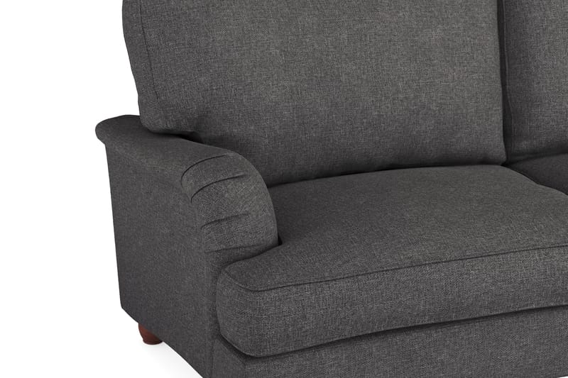 Howard Lyx Sofagruppe 4-seters Svingt Sofa + Divanstol i Stoff - Mørk grå - Møbler - Sofaer - Sofagrupper - Howard sofagruppe