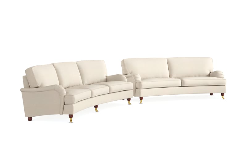 Howard Lyx Sofagruppe Buet 4-seter+3-seter - Beige - Møbler - Sofaer - Sofagrupper - Howard sofagruppe