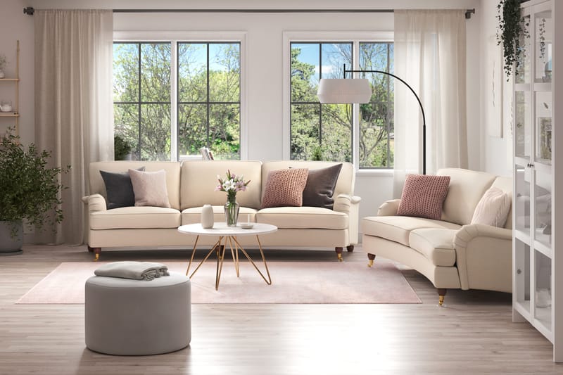 Howard Lyx Sofagruppe Buet 4-seter+3-seter - Beige - Møbler - Sofaer - Sofagrupper - Howard sofagruppe