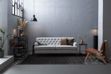 Howard Riviera Sofagruppe 2-seter+3-seter+Lenestol+Fotskamme - Lingrå - Møbler - Sofaer - Sofagrupper - Howard sofagruppe