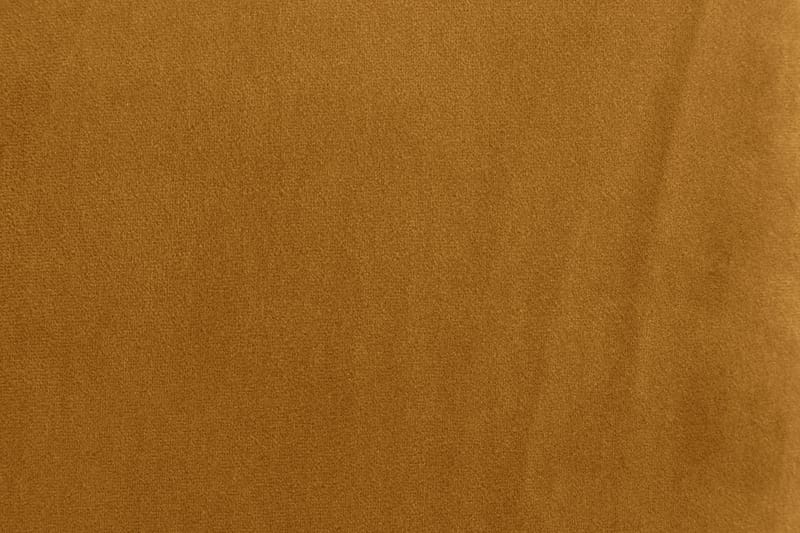 Howard Riviera Sofagruppe 3-seters + 2-seters Sofa + Lenestol + Fotskammel i Fløyel - Mørk gul - Møbler - Sofaer - Sofagrupper - Howard sofagruppe