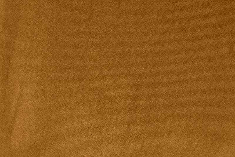 Howard Riviera Sofagruppe Svingt 3-seters + 2-seters Sofa + Lenestol + Fotskammel i Fløyel - Mørk gul - Møbler - Sofaer - Sofagrupper - Howard sofagruppe