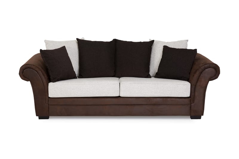 Toronto Sofagruppe 2-seter+3-seter+Lenestol - Brun/Beige - Møbler - Sofaer - Sofagrupper - Sofagruppe 3 2 1