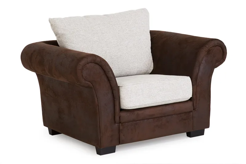 Toronto Sofagruppe 2-seter+3-seter+Lenestol - Brun/Beige - Møbler - Sofaer - Sofagrupper - Howard sofagruppe