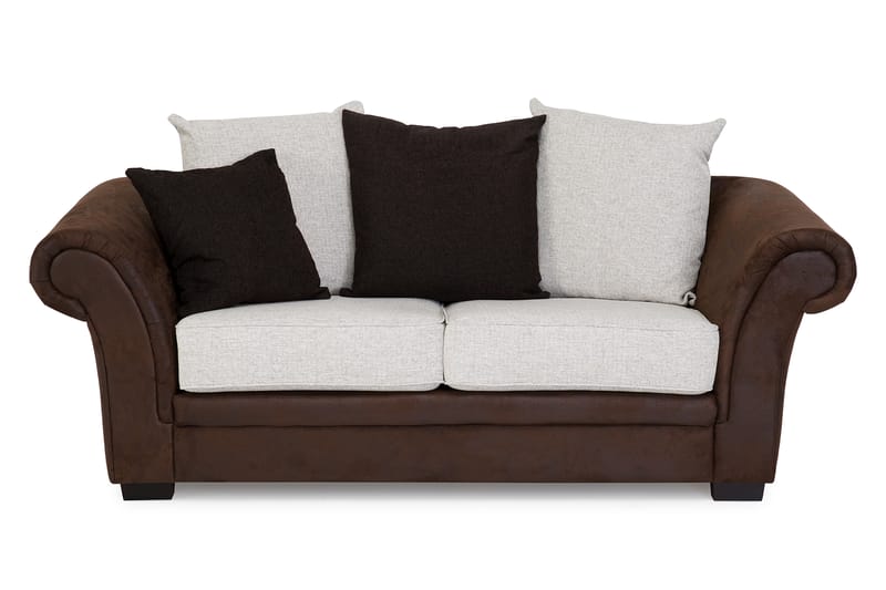Toronto Sofagruppe 2-seter+3-seter+Lenestol - Brun/Beige - Møbler - Sofaer - Sofagrupper - Sofagruppe 3 2 1