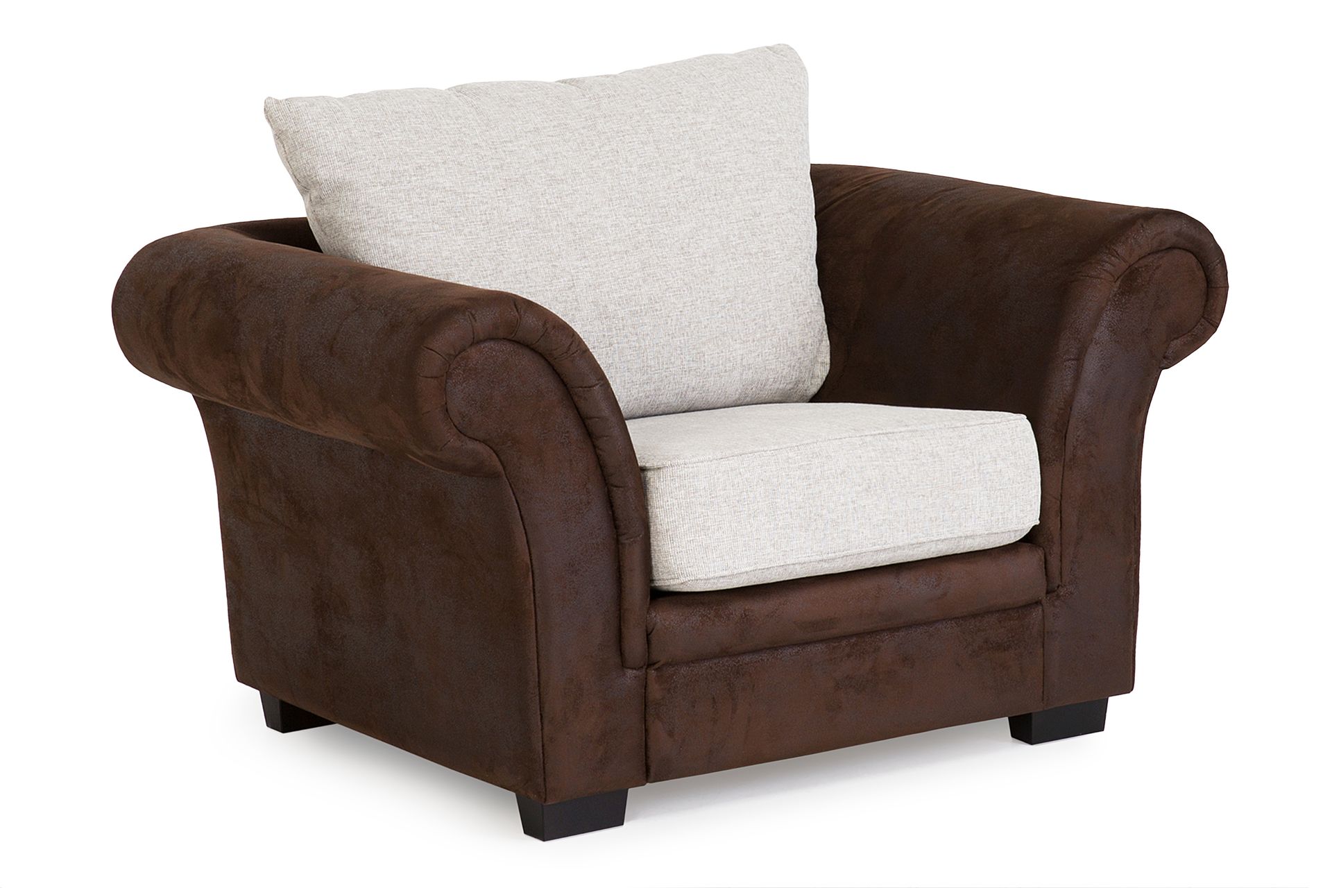 Toronto Sofagruppe 2-seter+3-seter+Lenestol - Brun/Beige - Møbler - Sofaer - Sofagrupper - Sofagruppe 3 2 1